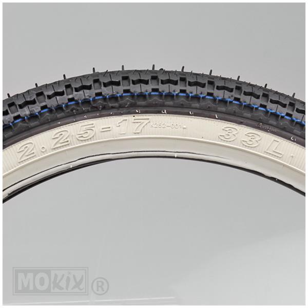 Buitenband 2.25-17 Kenda K252 whitewall