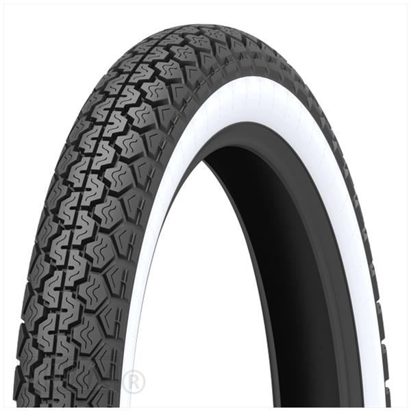 Buitenband Kenda 2.75x17 K265 4PR whitewall (wit) TT