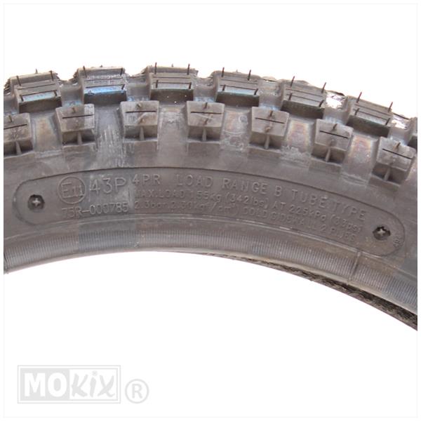 Buitenband Kenda 2.75x19 K262 4PR 43P TT blokprofiel (trial)