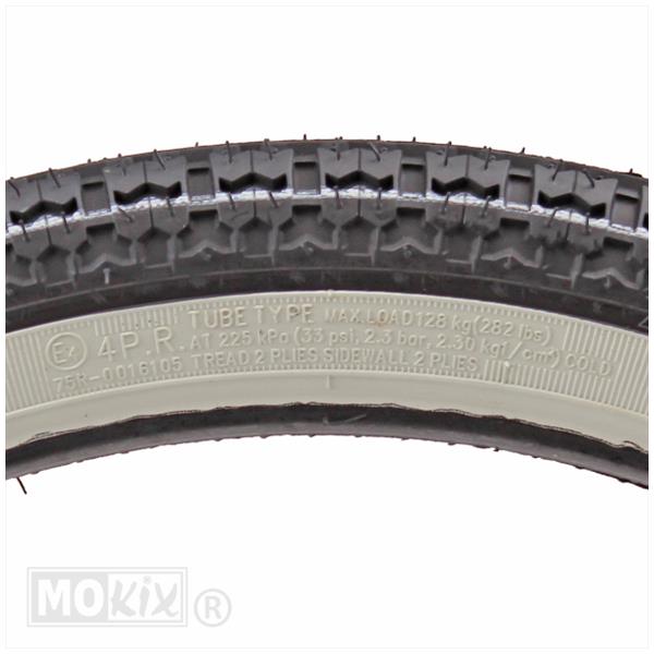 Buitenband 2.25-19 Kenda K252 whitewall