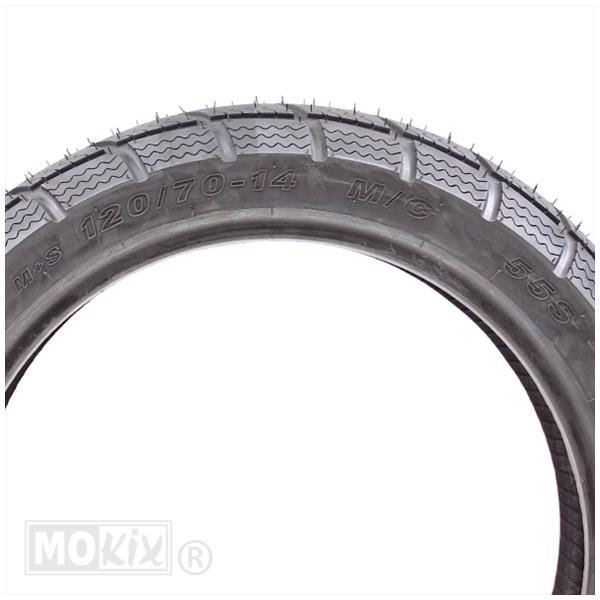 Buitenband 120/70-14 Kenda K701 M+S tubeless