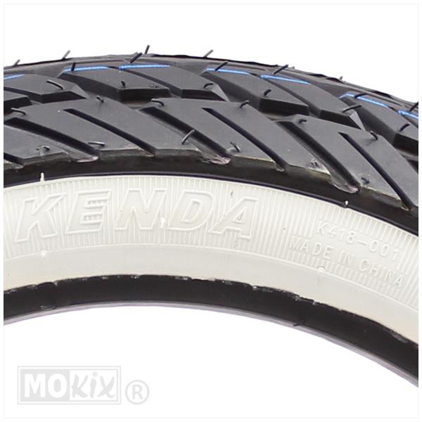 Buitenband 110/70-12 Kenda K418 whitewall tubeless