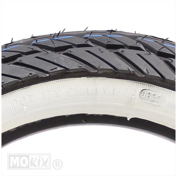 Buitenband 110/70-12 Kenda K418 whitewall tubeless