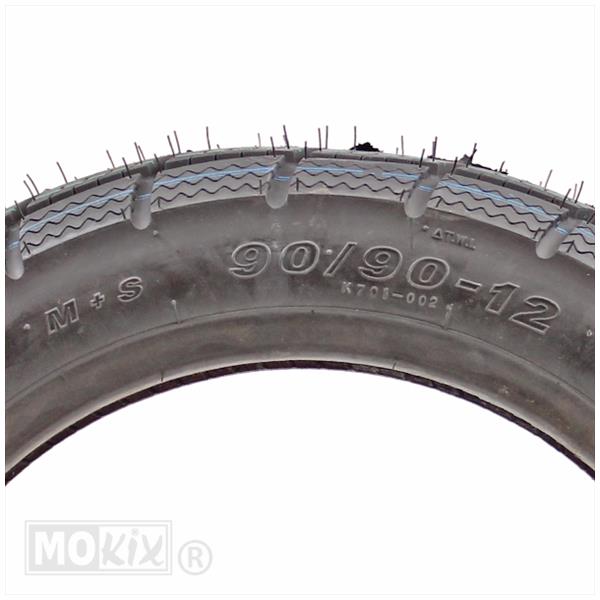 Buitenband 90/90-12 Kenda K701 M+S tubeless