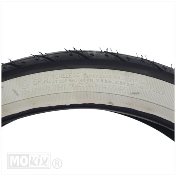 Buitenband 2.50-16 Kenda K327 whitewall tubeless