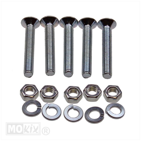 REMSCHIJF VERZONKEN-BOUT M6x40mm KREIDLER (5) - Kreidler onderdeel
