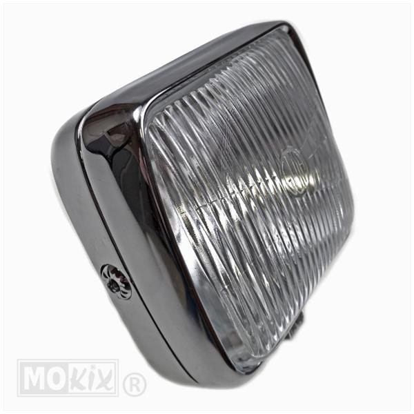 KOPLAMP UNI VIERKANT GROOT CHROOM GUIA