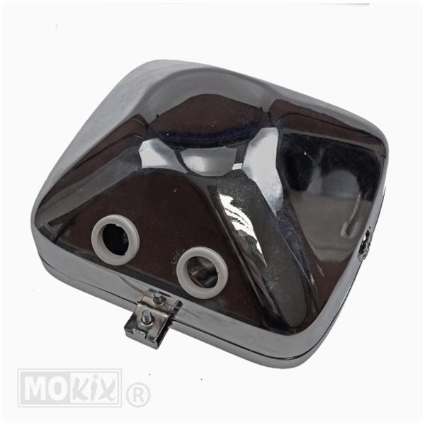 KOPLAMP UNI VIERKANT GROOT CHROOM GUIA