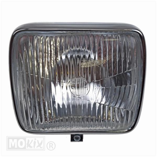 KOPLAMP UNI VIERKANT GROOT CHROOM GUIA