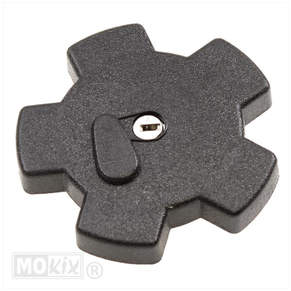 TANKDOP ZUNDAPP/KREIDLER/HONDA ZWART STP + SLOT