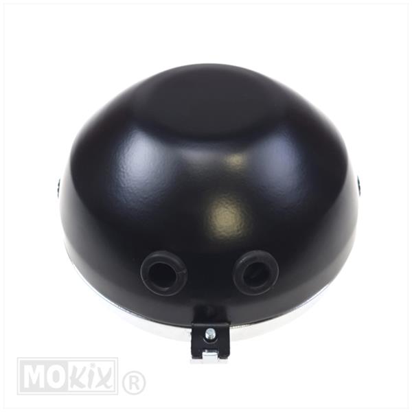 KOPLAMP ZUNDAPP ROND 17cm ZWART/CHROOM