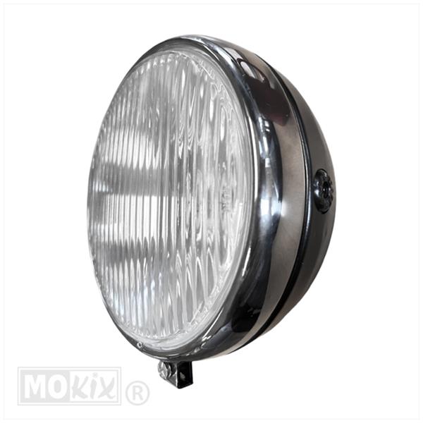 KOPLAMP ZUNDAPP ROND 17cm ZWART/CHROOM voor Kreidler