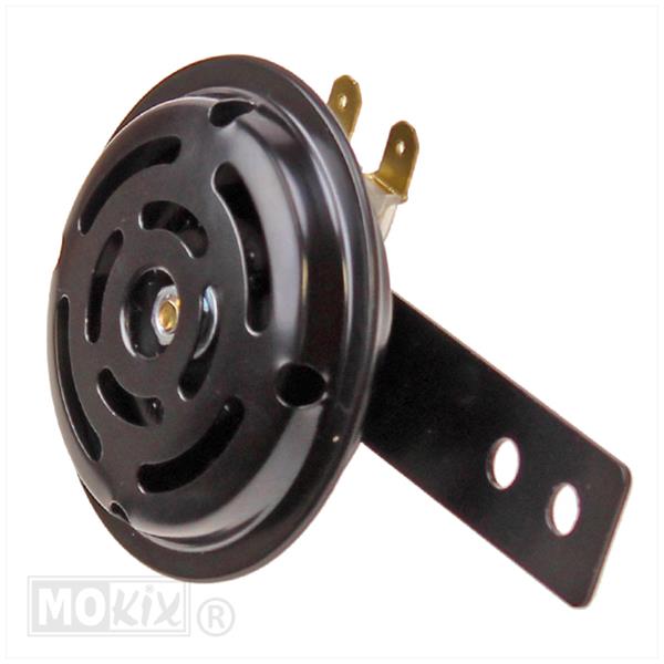 CLAXON 6V 9W WISSELSTROOM (AC) 70mm ZWART