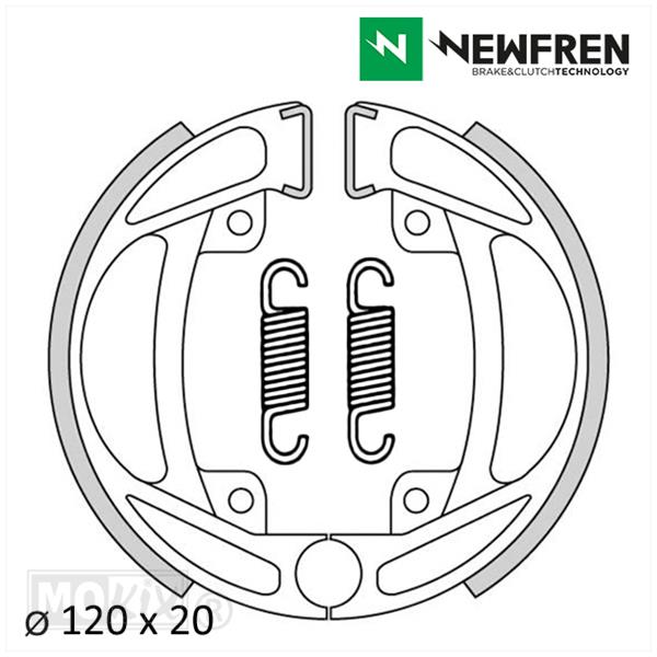 REMSCHOEN-SET KREIDLER NT KL NAAF 120 LELEU NF voor Kreidler
