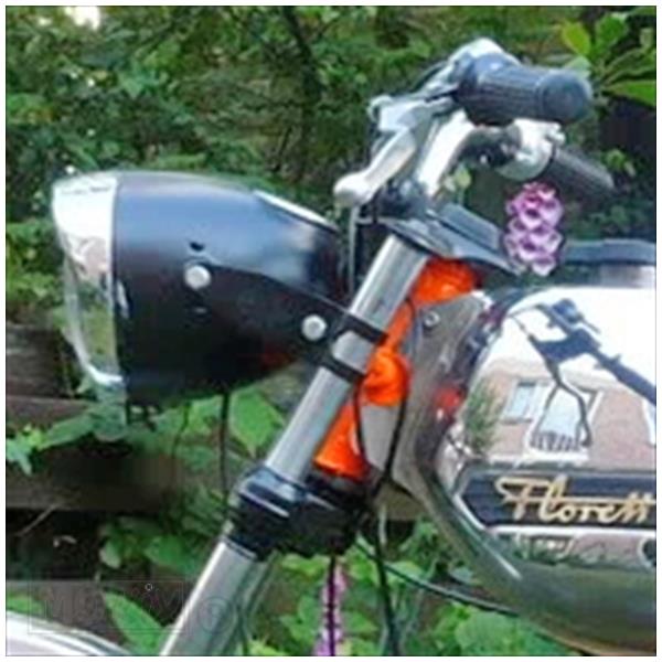 KOPLAMP RAND KREIDLER 68-73 EI GROOT 155mm CHROOM