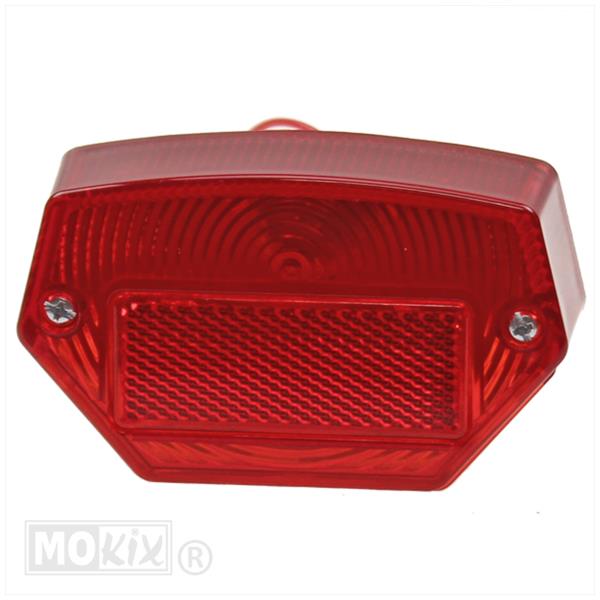 ACHTERLICHT GLAS ZUNDAPP/KREIDLER SET (ULO) ROOD