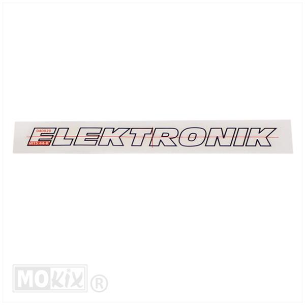STICKER ELECTRONIC 140 x 15mm (1) voor Kreidler