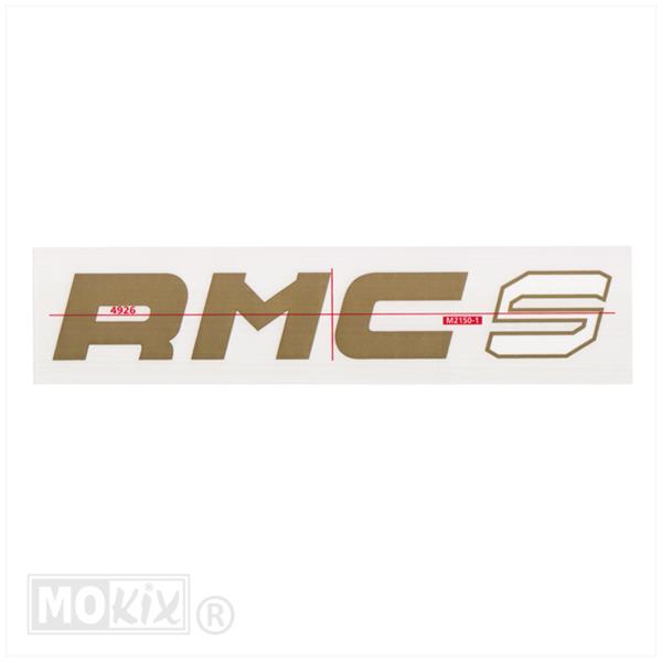 STICKER RMC-S GOUD 145 x 30mm (1) voor Kreidler