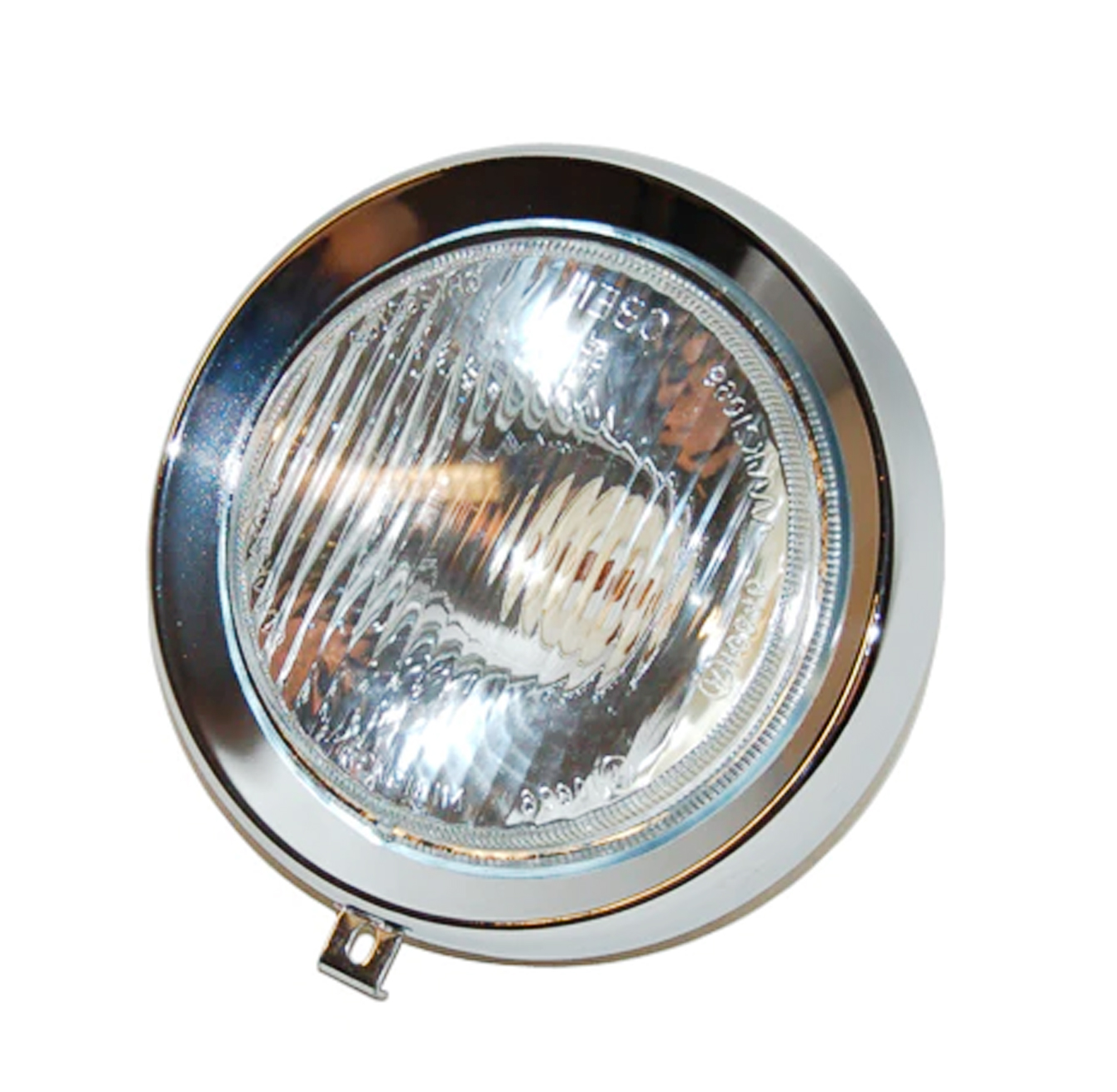 BROMFIETS 517 UNIVERSEEL Koplamp inbouw unit inclusief fitting BA20 glas 130MM inbouwmaat 150MM 517-16.900W koplampunit voor Kreidler