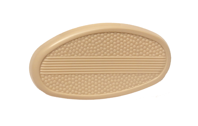 Knierubber tank rechts creme t/m 1965 77.21.03C TANKRUBBER origineel voor Kreidler