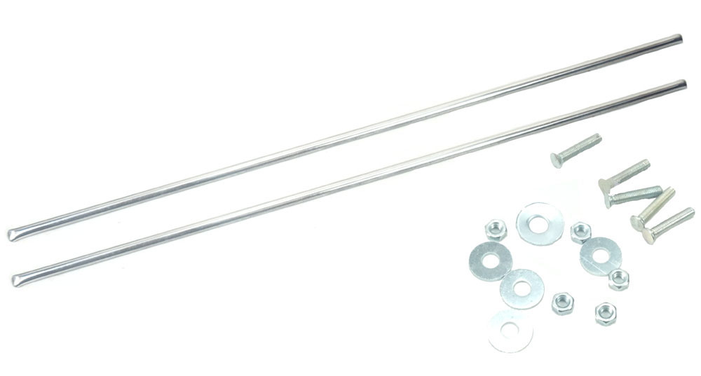BROMFIETS 517 SACHS UNIVERSEEL sierlijst sierstrip strip lijst buddyseat lang 600mm+boutjes set 02.15.01 FRAME per twee MODEL 1965 voor Kreidler
