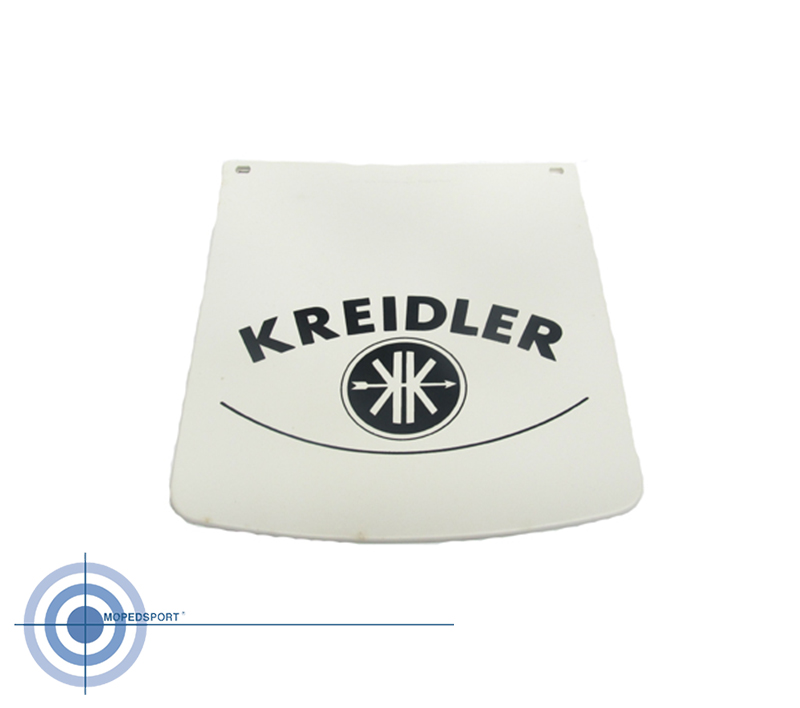 Rubber spatlap plaat wit 22x26cm NOS - LAATSTE - partij voor Kreidler
