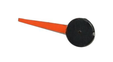 KREIDLER UNIVERSEEL Naald voor teller plastic ZWART/ORANJE NAALD 1MM voor VDO klok naaldteller - Kreidler onderdeel