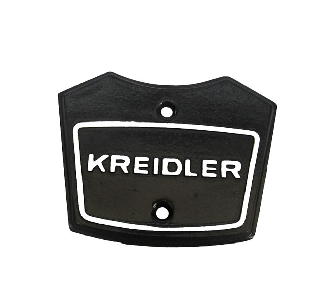Afdekplaat lamphouder zwart Aluminium 57.93.11/72 voor Kreidler