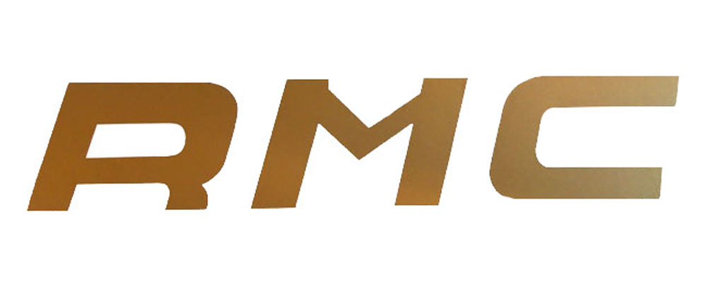 Sticker RMC 145x30MM GOUD voor Kreidler