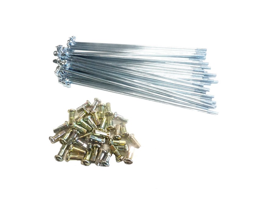BROMFIETS 517 UNIVERSEEL Spaak met nippels set 149MM 36stuks 149X2.9 chroom SPAKEN WIEL 517-15.154 517-15.155 voor Kreidler