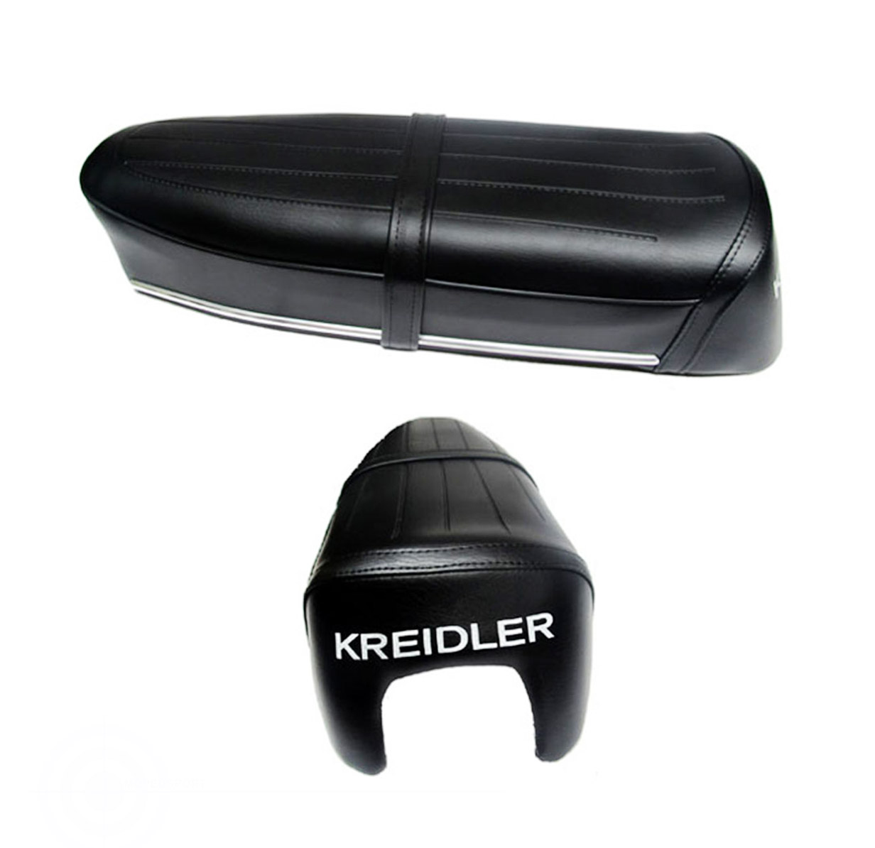 KREIDLER Buddyseat zwart 27.94.95 Lengtestreep open - Kreidler onderdeel