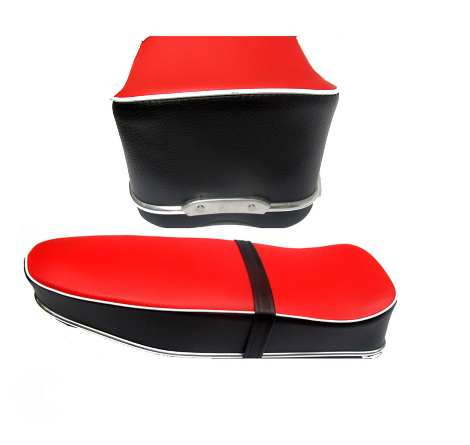 KREIDLER Buddyseat rood/zwart witte bies 3 Versnellingen dicht 1963 - 1965 - Kreidler onderdeel