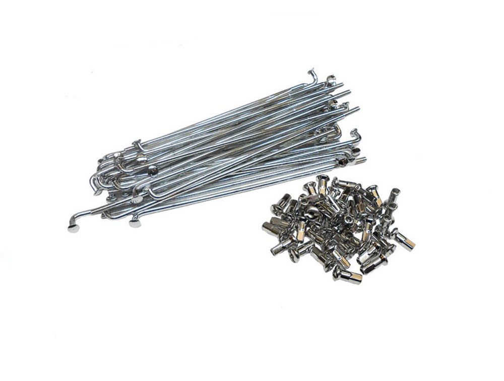 RS RMC UNIVERSEEL BROMFIETS Spaken set 36stuks 151mm chroom 67.78.05 SPAAK WIEL Binnenspaak en Buitenspaak set voor Kreidler