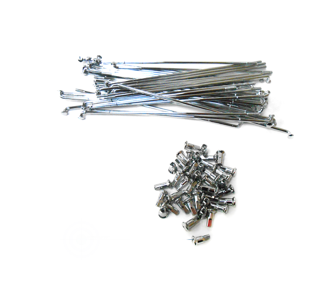 Spakenset 36 stuks 183mm chroom -spaak set 67.89.04 binnenspaak/buitenspaak voor Kreidler