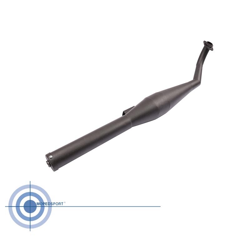Uitlaat P6 32mm Zwart P6 Glaswol gedempt Handmade voor Kreidler