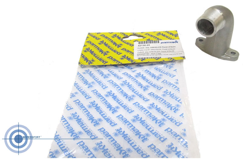 Spruitstuk 19x23 Florett 4/5 v. Parmakit schuine inlaat 42130.05 voor Kreidler