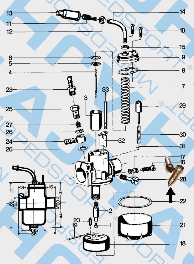 BING PUCH MAXI BROMFIETS KREIDLER NR 16 Stelschroef origineel 1-15-46 1-12-232 1-12-210 1-10-77 10MM-12MM-15MM CARBURATEUR voor Kreidler
