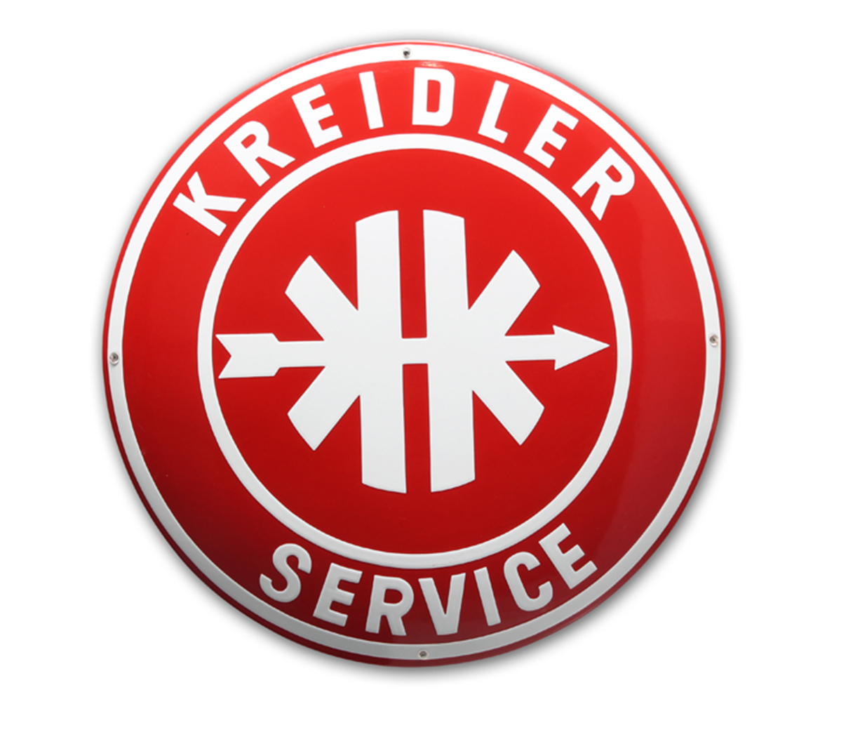 Emaille bord Groot Schild 50 x 50CM voor Kreidler