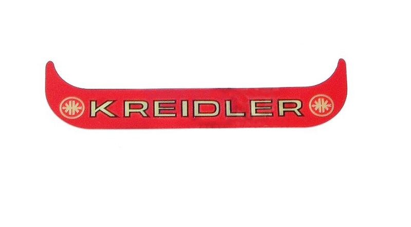 Sticker kenteken plaat smal rood Kreidler Ander materiaal sticker dan andere. voor Kreidler