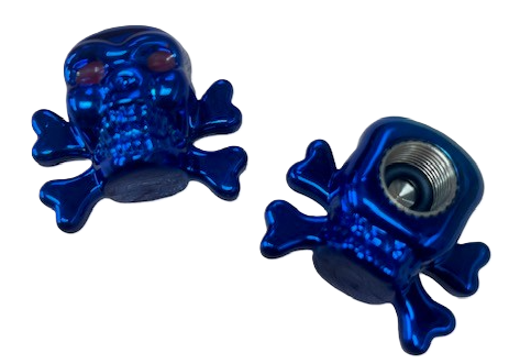 UNIVERSEEL KREIDLER PUCH TOMOS BROMFIET Ventieldopset DOODSHOOFD set BLAUW VENTIEL WIEL - Kreidler onderdeel