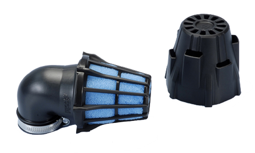 POLINI PUCH MAXI YAMAHA PIAGGIO Powerfilter 46mm 203.0098 90 gr gebogen FILTER KREIDLER UNIVERSEEL SCOOTER PIAGGIO HOND DERBI - Kreidler onderdeel
