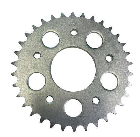 Achtertandwiel 34 tands - 34T 3/16 voor Kreidler