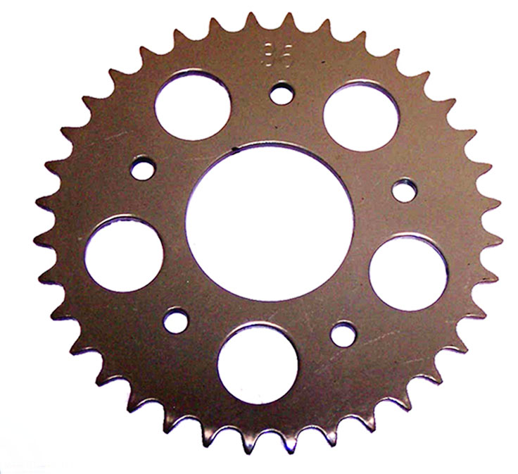 Achtertandwiel 36TND 1/2x3/16 TANDWIEL ACHTER 36 tands voor Kreidler