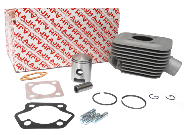 Cilinder + zuiger 40mm 50cc geforceerde koeling schuine inlaat 32mm 5.8PK voor Kreidler