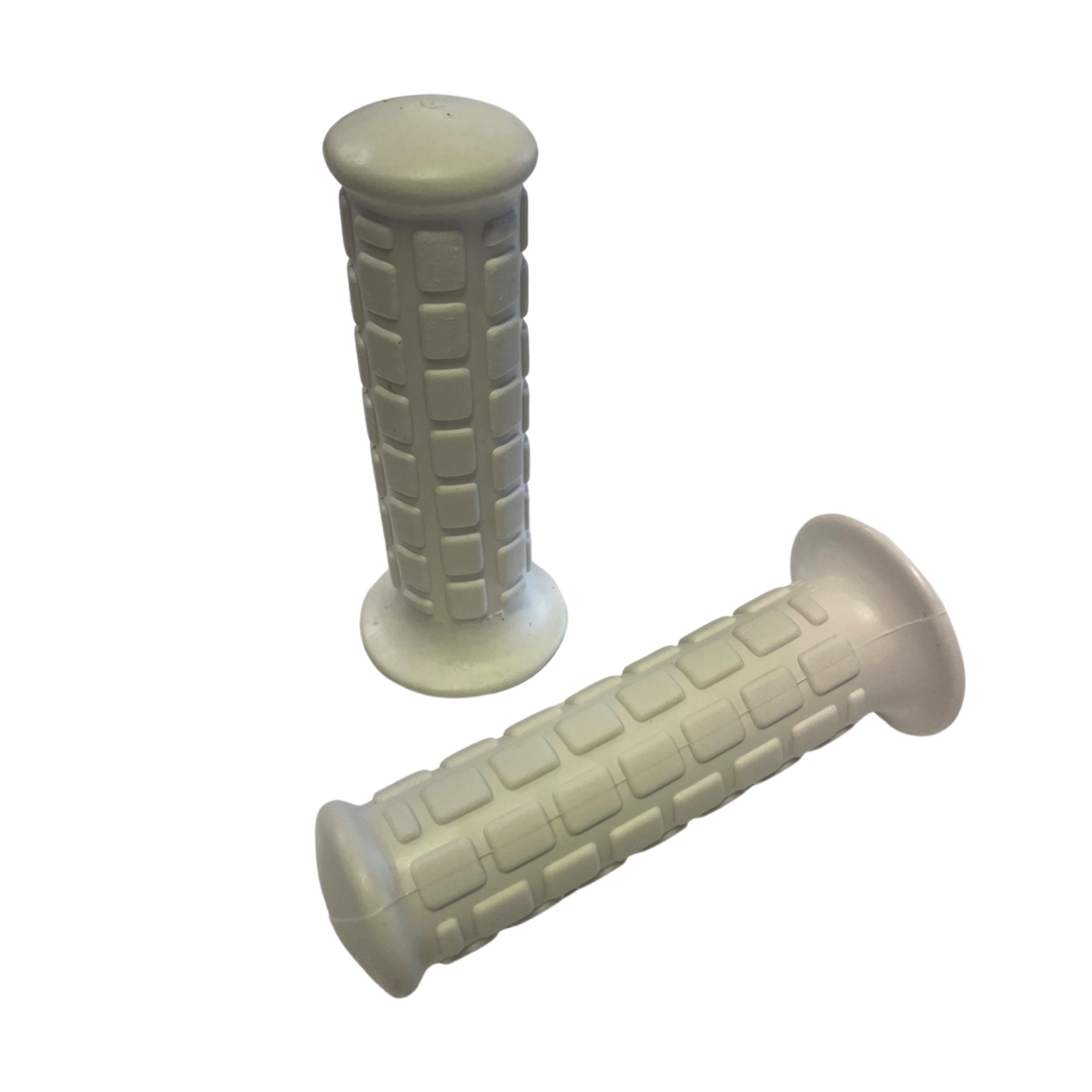 PUCH MAXI UNIVERSEEL Handvat set wit blok STUUR 22 / 24mm - 130mm lang voor Kreidler