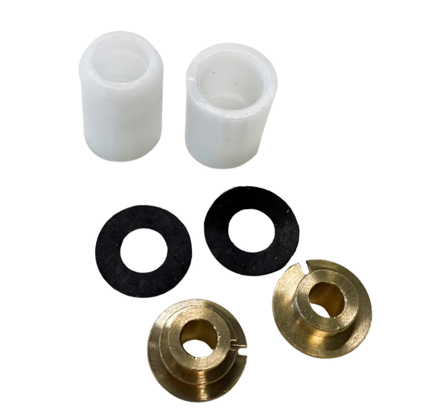 FLORETT Voorvork revisie set cups voor binnenpoot en rubbers 57.05.16 57.05.18 57.05.19 passend voor Florett aanslagbus / afdichtplaat voor Kreidler