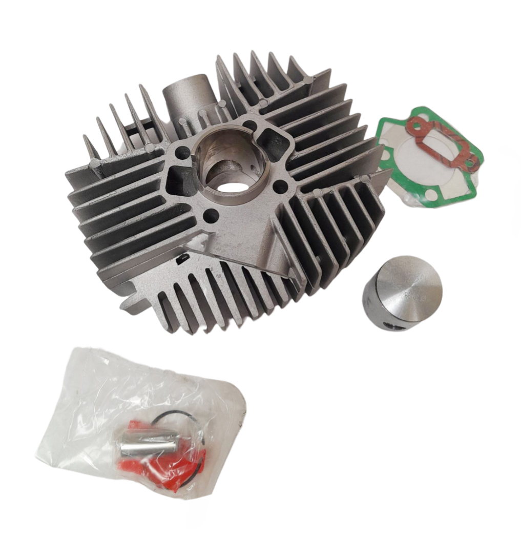 Cilinder + zuiger 40mm 50cc Racing met 2 extra poorten - zuiger en pakkingset voor Kreidler