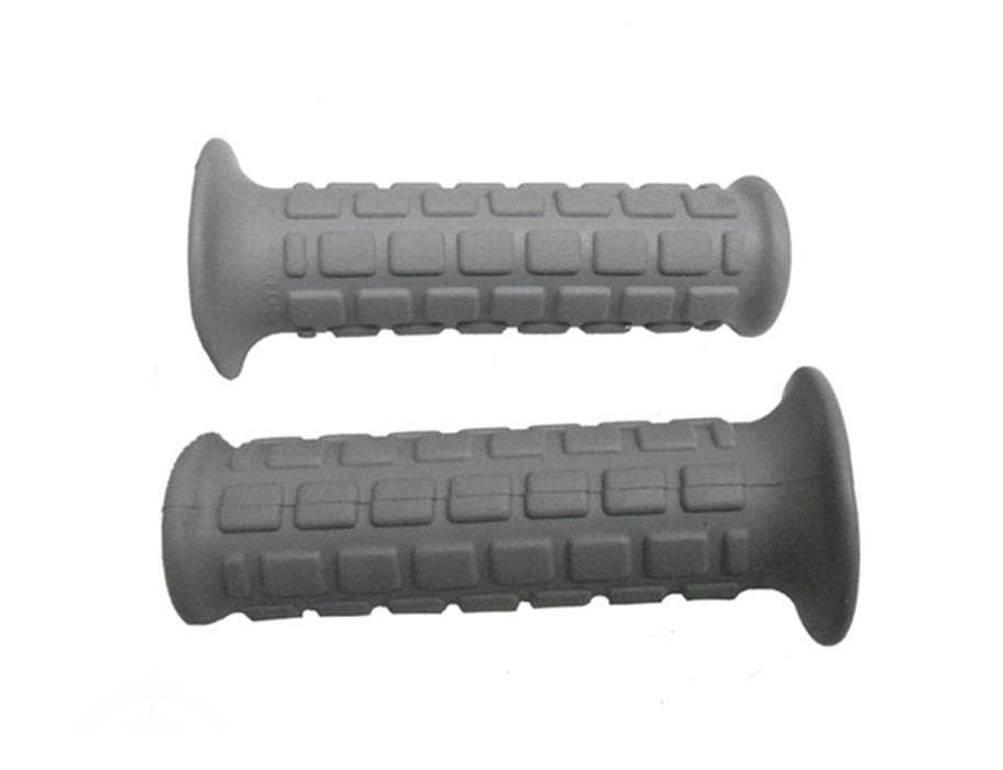 UNIVERSEEL Handvatset grijs rubber 22 / 24mm 130MM Lusito STUUR BROMFIETS KREIDLER PUCH TOMOS - Kreidler onderdeel