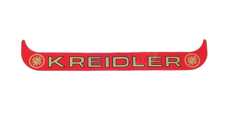 Sticker kenteken plaat breed rood Kreidler Ander materiaal sticker dan andere. voor Kreidler