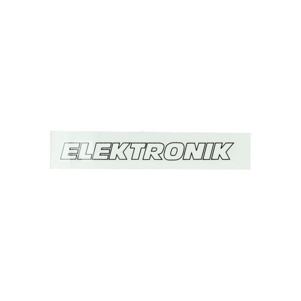 Sticker (elektronik) wit/zwart voor Kreidler